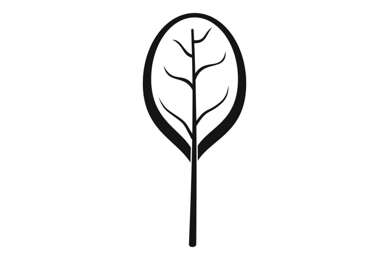 fresh-leave-spinach-icon-simple-style