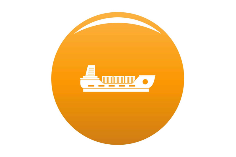 ship-cargo-icon-vector-orange