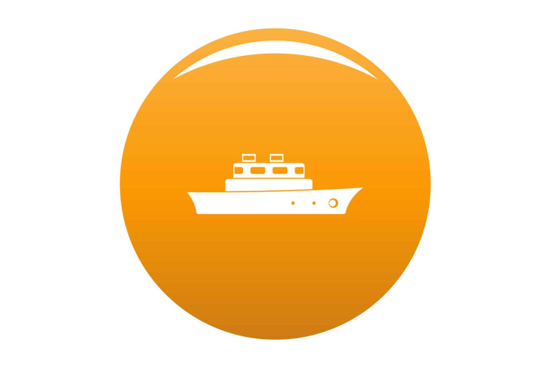 ship-ocean-icon-vector-orange