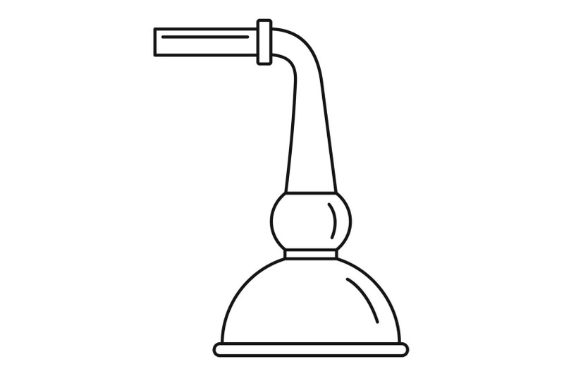 beverage-pipe-icon-outline-style