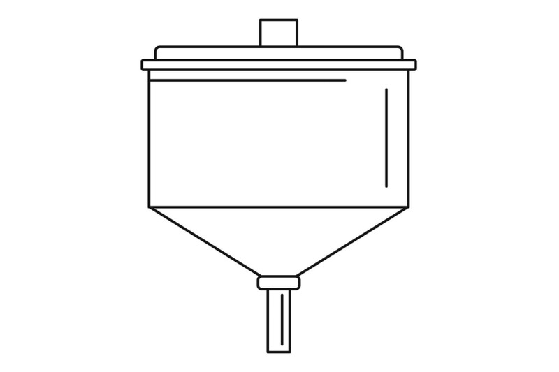 beer-filter-icon-outline-style