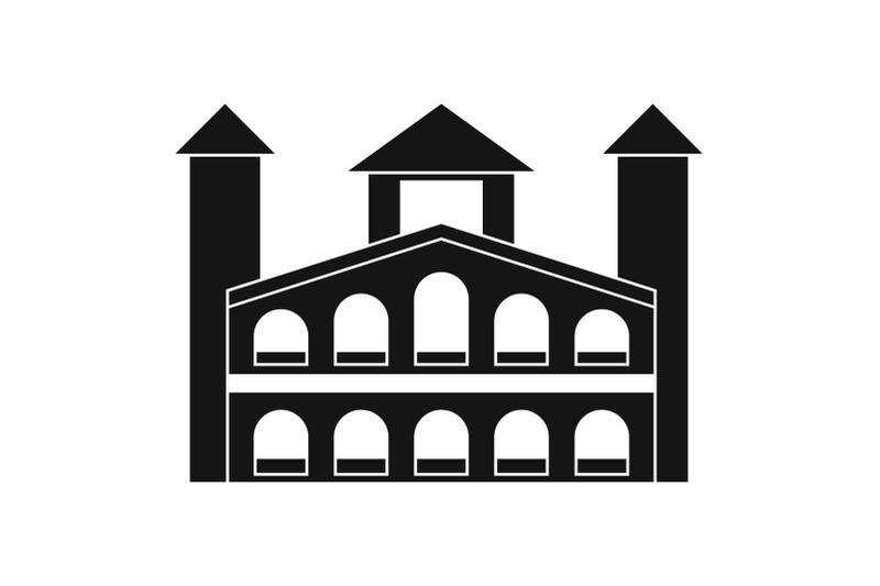 historical-building-icon-simple-style