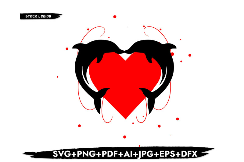 dolphin-red-heart-svg