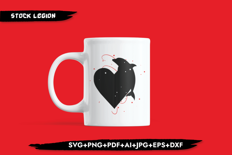 dolphin-black-heart-svg