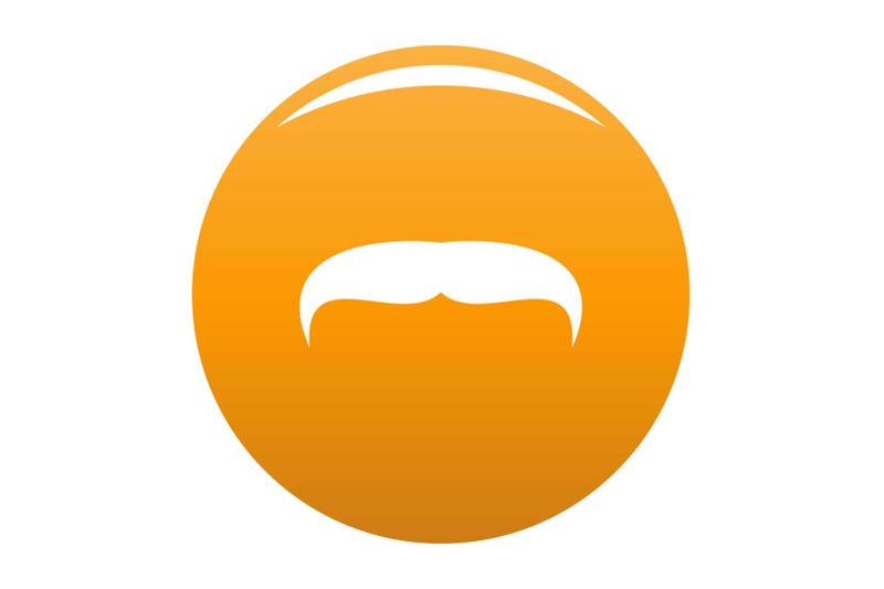 villainous-mustache-icon-vector-orange