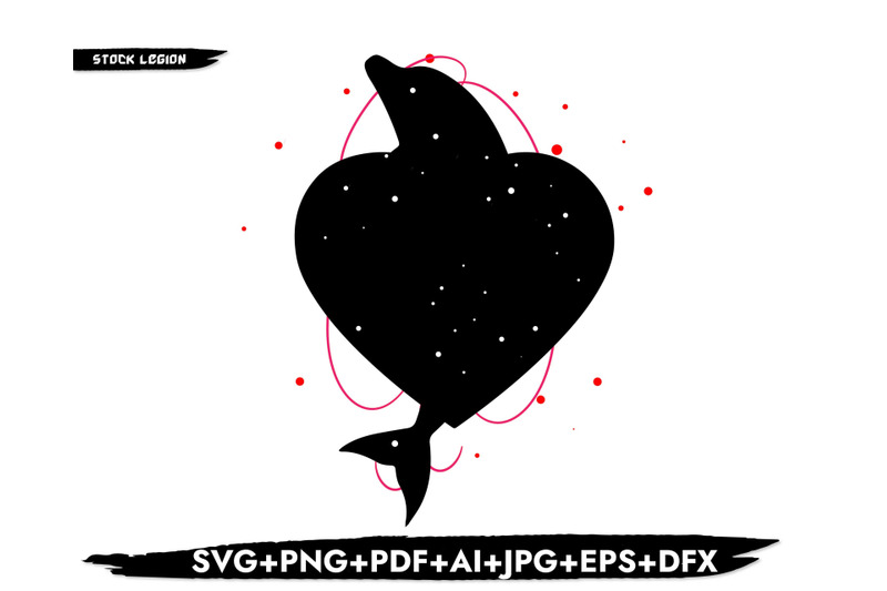 dolphin-heart-black-svg