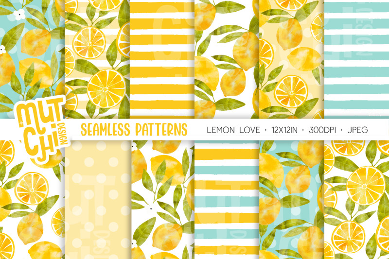 lemon-love-seamless-patterns