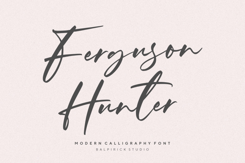 ferguson-hunter-modern-calligraphy-font