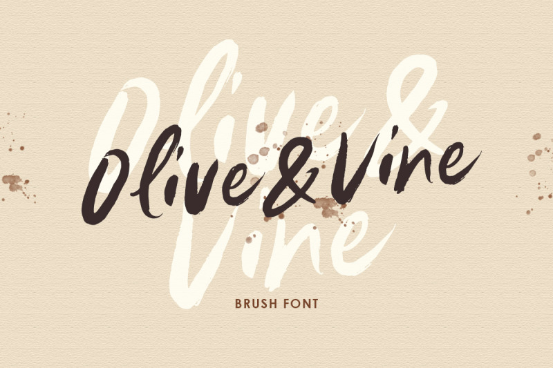 olive-amp-vine-brush-font