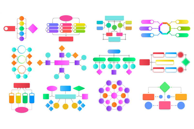 flowchart-infographic-diagrams-block-flowchart-diagrams-work-process