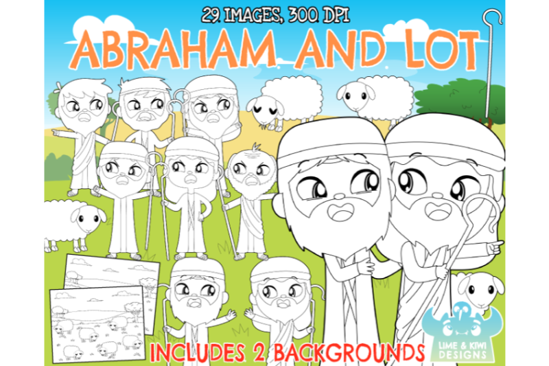 abraham-and-lot-digital-stamps-lime-and-kiwi-designs