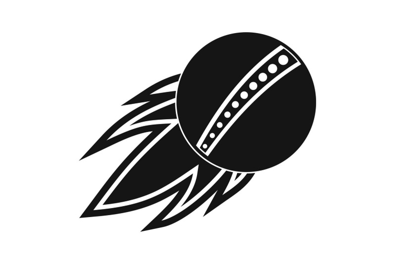 cricket-fire-ball-logo-simple-style