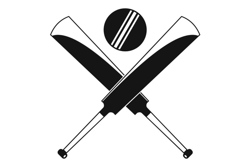 cricket-bats-logo-simple-style