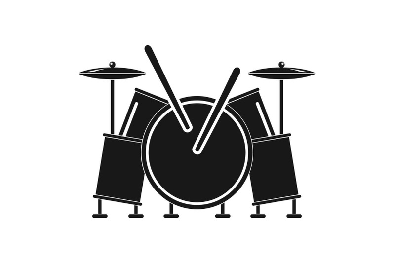 musical-drums-icon-simple-style