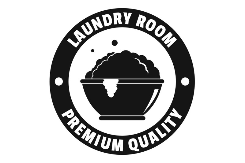 laundry-premium-room-logo-simple-style