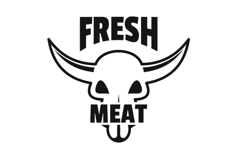 fresh-meat-logo-simple-style