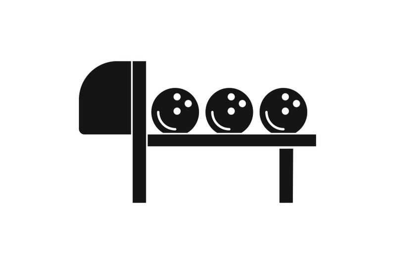 bowling-stand-balls-icon-simple-style