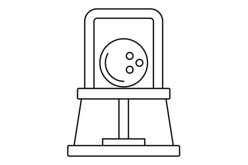 bowling-ball-icon-outline-style