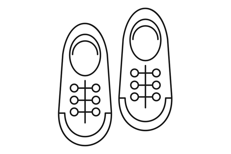 bowling-shoes-icon-outline-style