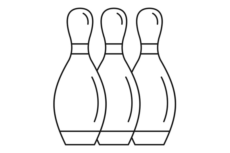 bowling-skittles-icon-outline-style