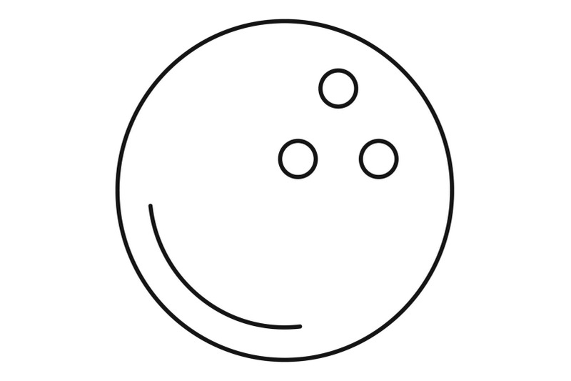 bowling-new-ball-icon-outline-style