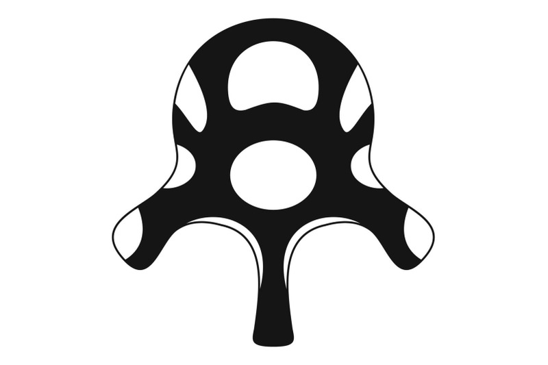 vertebra-disc-icon-simple-style