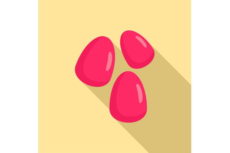 pomegranate-seeds-icon-flat-style