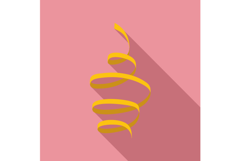 yellow-serpentine-icon-flat-style