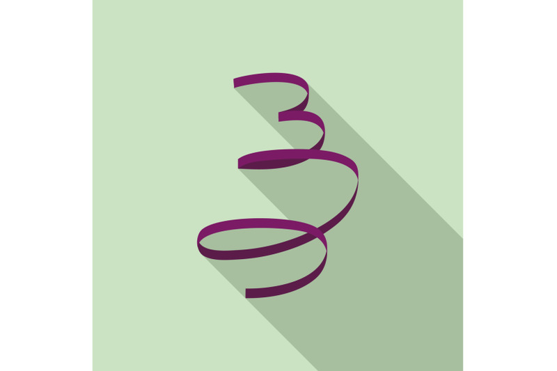 violet-serpentine-icon-flat-style