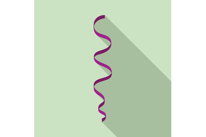 purple-serpentine-icon-flat-style