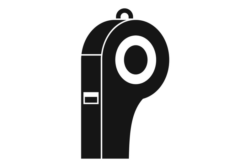 referee-whistle-icon-simple-style