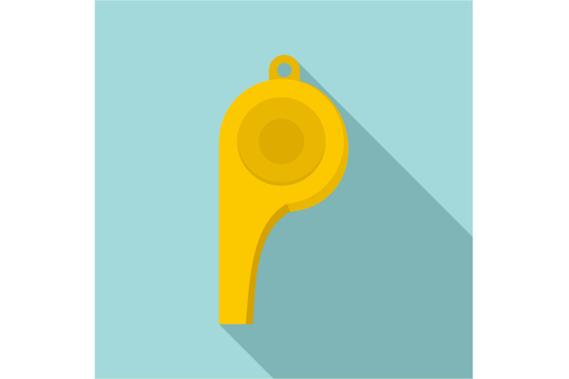 whistle-referee-icon-flat-style