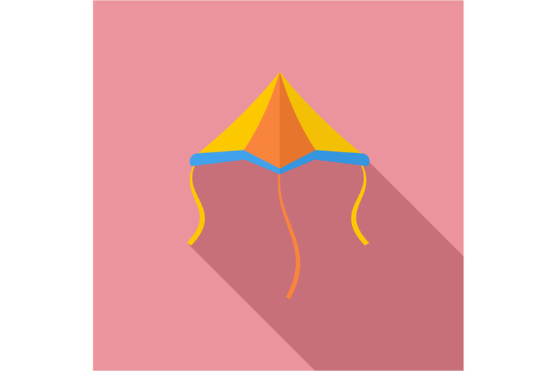 plane-kite-icon-flat-style