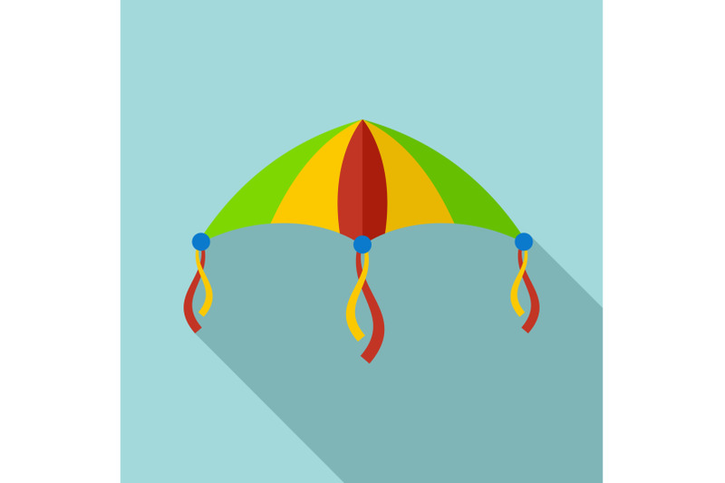 colorful-kite-icon-flat-style