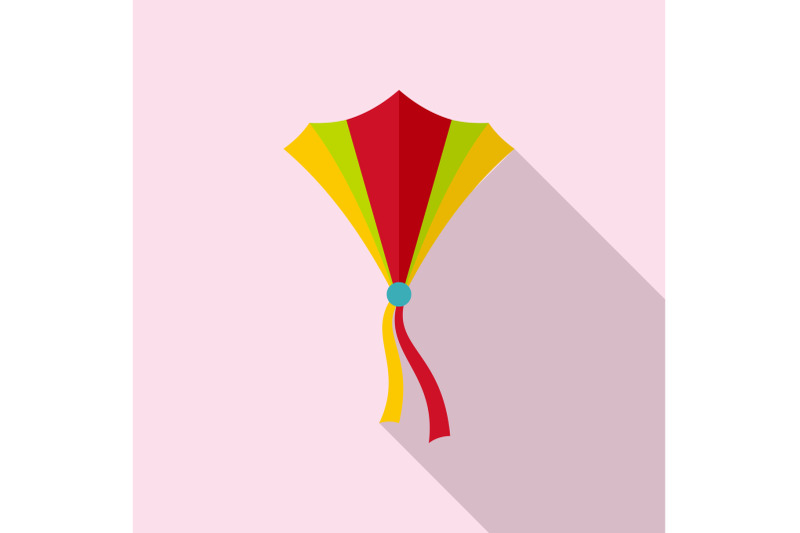 string-kite-icon-flat-style