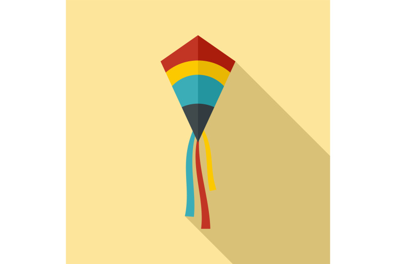 classic-kite-icon-flat-style