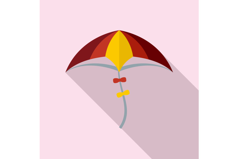 kid-kite-icon-flat-style