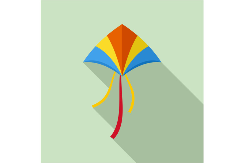 new-kite-icon-flat-style