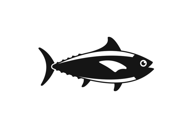 tuna-fish-icon-simple-style