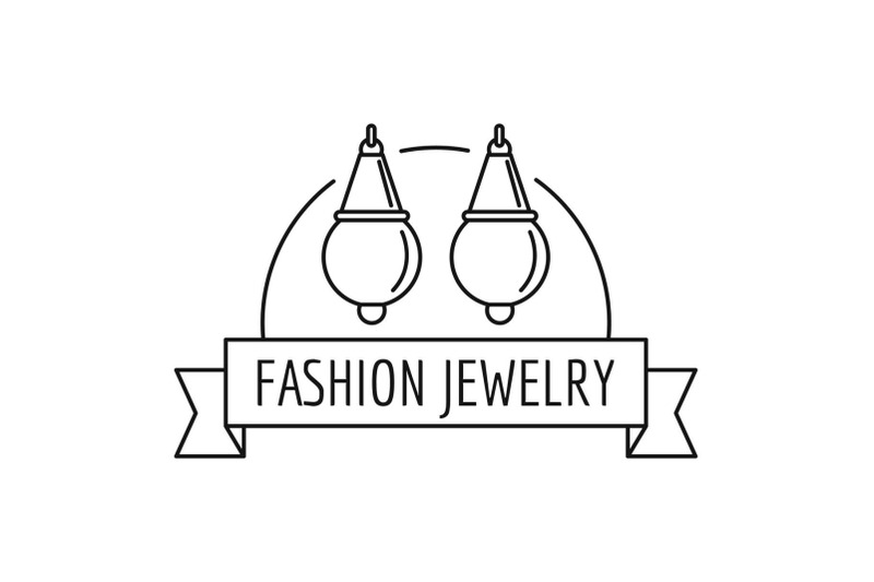 fashion-jewelry-logo-outline-style