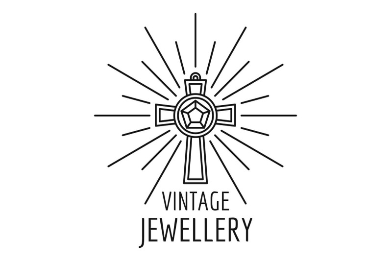 vintage-jewellery-logo-outline-style