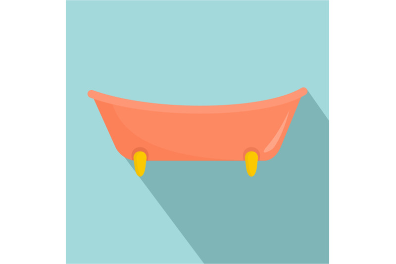 baby-bathtube-icon-flat-style