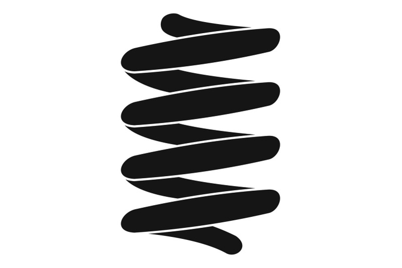 low-car-spring-icon-simple-style