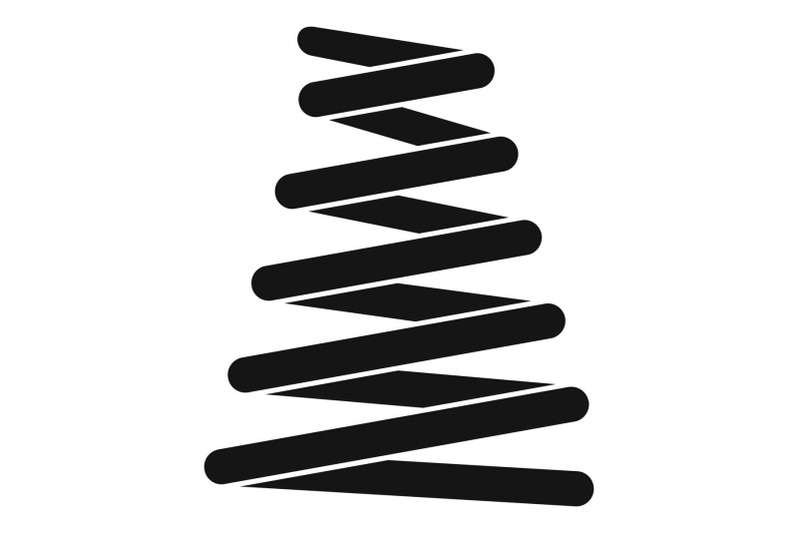 car-spring-coil-icon-simple-style