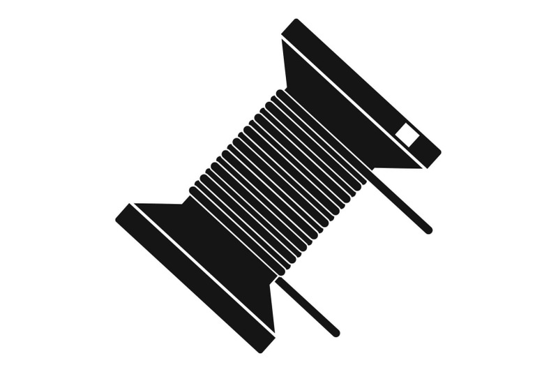 magnetic-spring-coil-icon-simple-style
