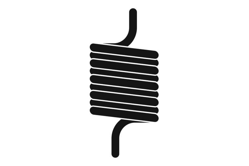 double-spring-coil-icon-simple-style