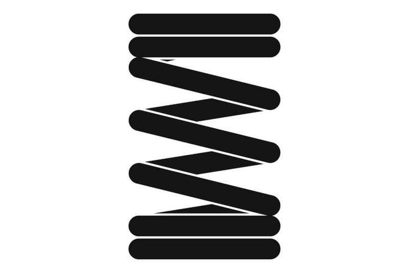 elastic-spring-wire-icon-simple-style