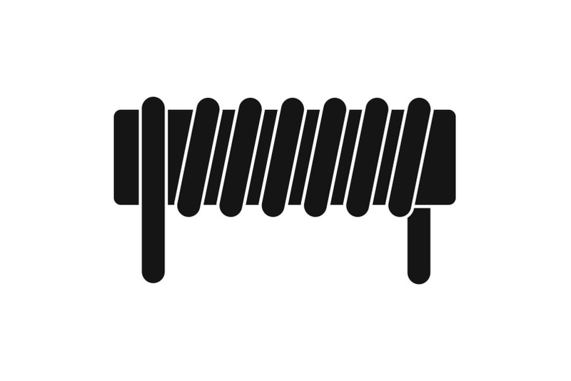 induction-spring-coil-icon-simple-style