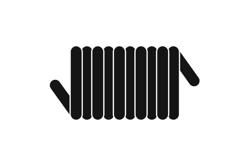 cord-spring-coil-icon-simple-style