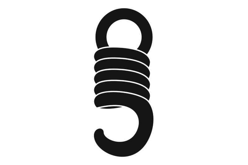 elastic-spring-icon-simple-style